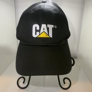 CAT Caterpillar Cap Hat Men's Black Strapback ConExpo2023 Workwear Construction